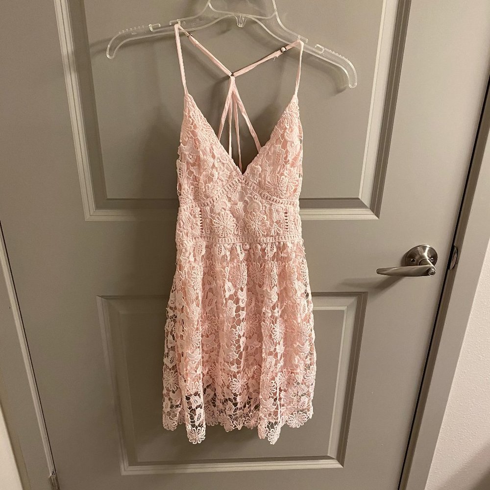 Hollister Lace Pink Summer Dress